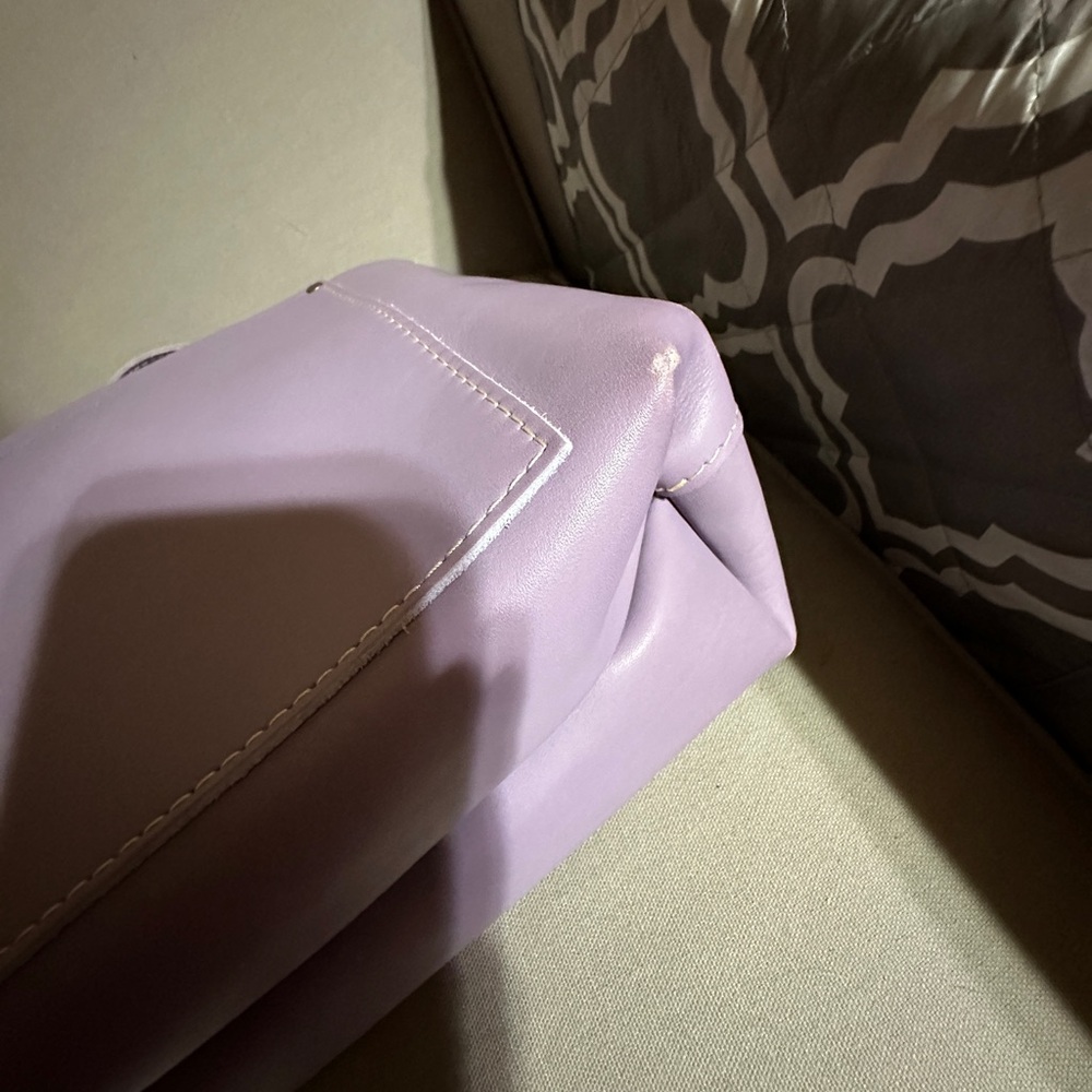 Portland Leather Goods Medium Crossbody Tote Lavender - Picture 3 of 14